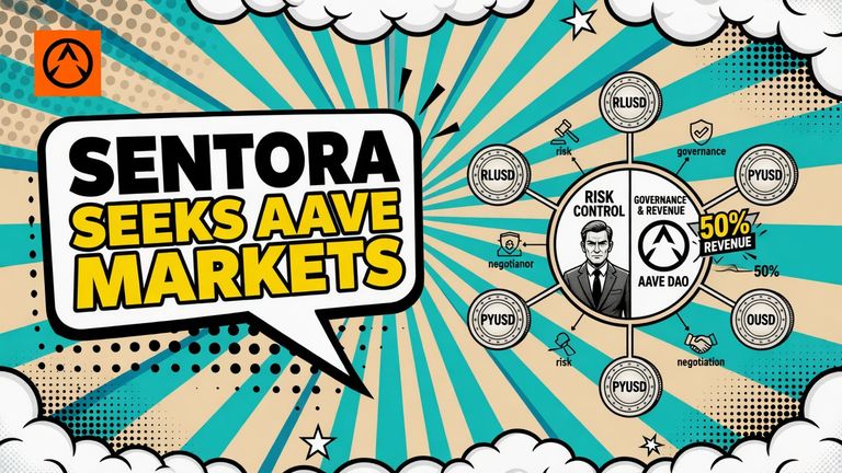 Sentora Seeks Aave V4 Markets With a 50% Revenue Share