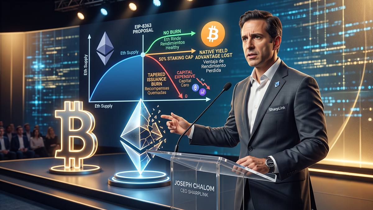 SharpLink CEO Warns Ethereum's New EIP-8363 Proposal Could Weaken ETH's Biggest Advantage