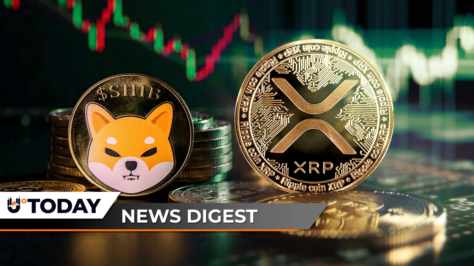 Shiba Inu Price Completes Golden Cross, XRP Payments Spike 410%, BTC Whale Sells $74 Million Worth of Bitcoin — U.Today Crypto Digest