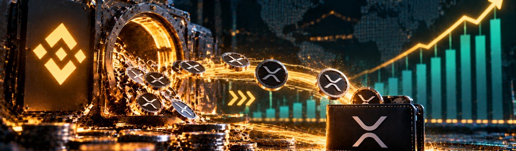 Small XRP Withdrawals Reach Highest Binance Share Since October 2024
