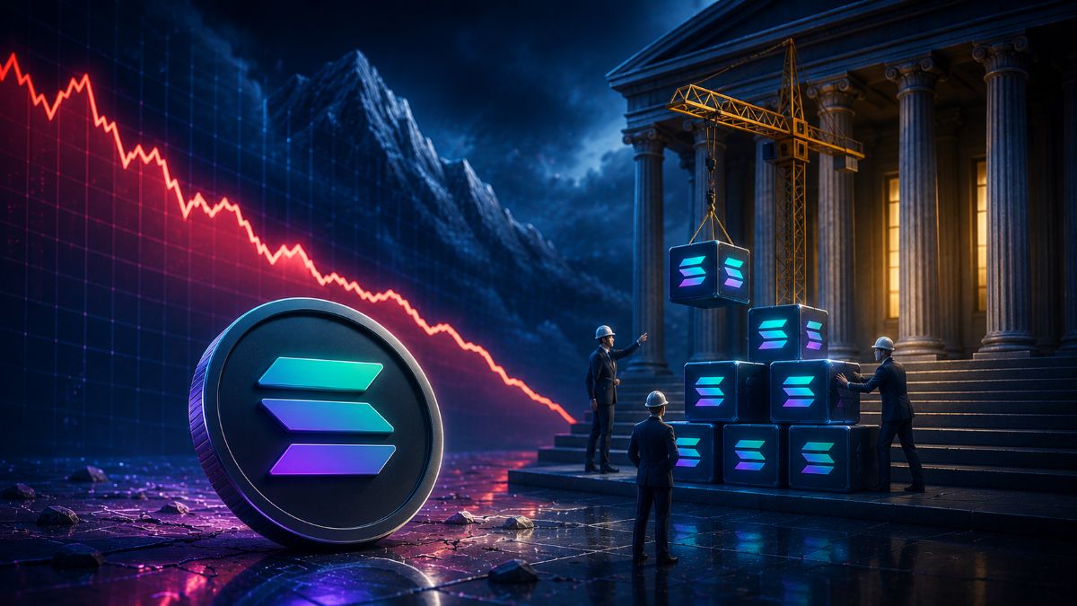 SOL Remains 70% Below Its All-Time High as Institutions Quietly Build on Solana