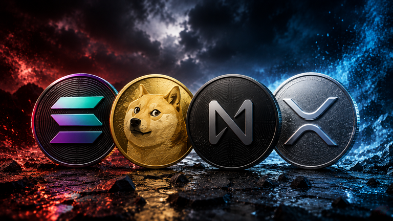 Solana, DOGE, NEAR and XRP Price Analysis for August 26