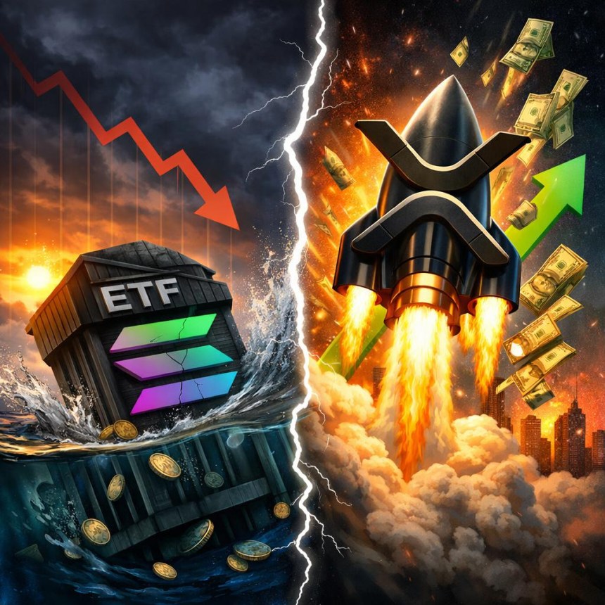 Solana ETF Falls Behind As XRP Collects More Cash—Here's The Catalyst Driving The Split