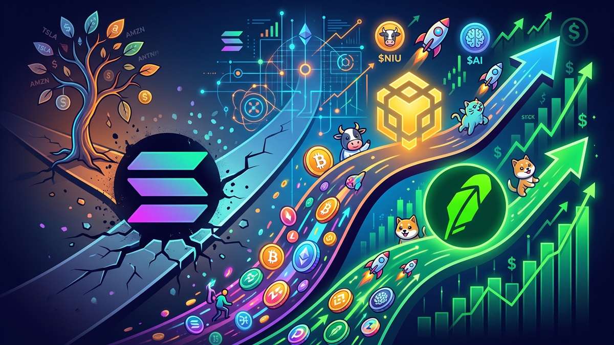 Solana Loses Ground in Tokenized Equities as Meme-Stock Pairs Fuel Rival Chains