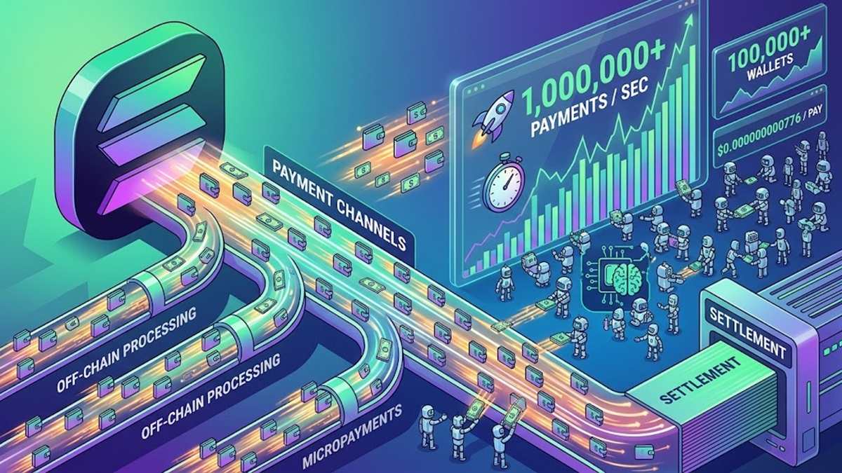 Solana Payment Channels Hit 1 Million Payments Per Second in Testing