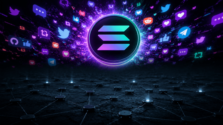 Solana Sees Rising Social Hype, Yet Network Activity Is Falling