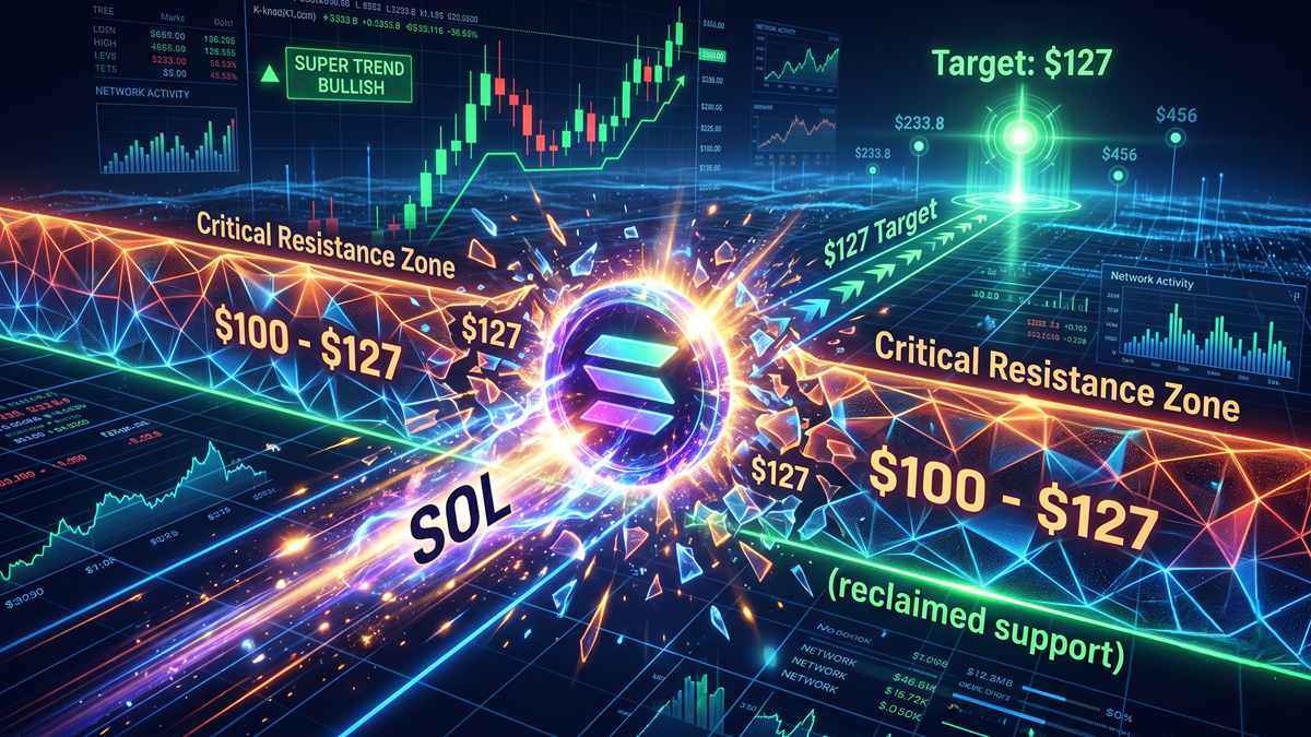 Solana's Next Big Move Could Be Near: $127 Target Hinges on One Key Breakout