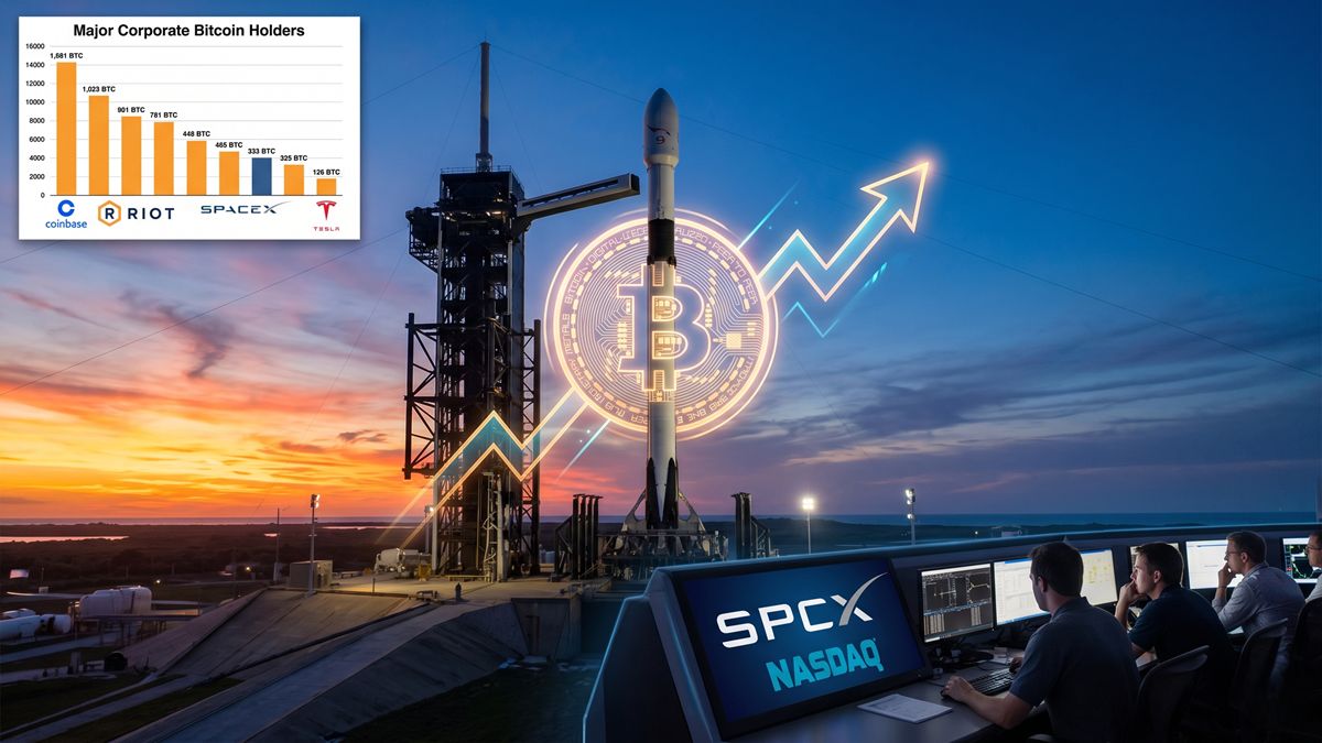 SpaceX Becomes the World's 8th Largest Corporate Bitcoin Holder With 18,712 BTC