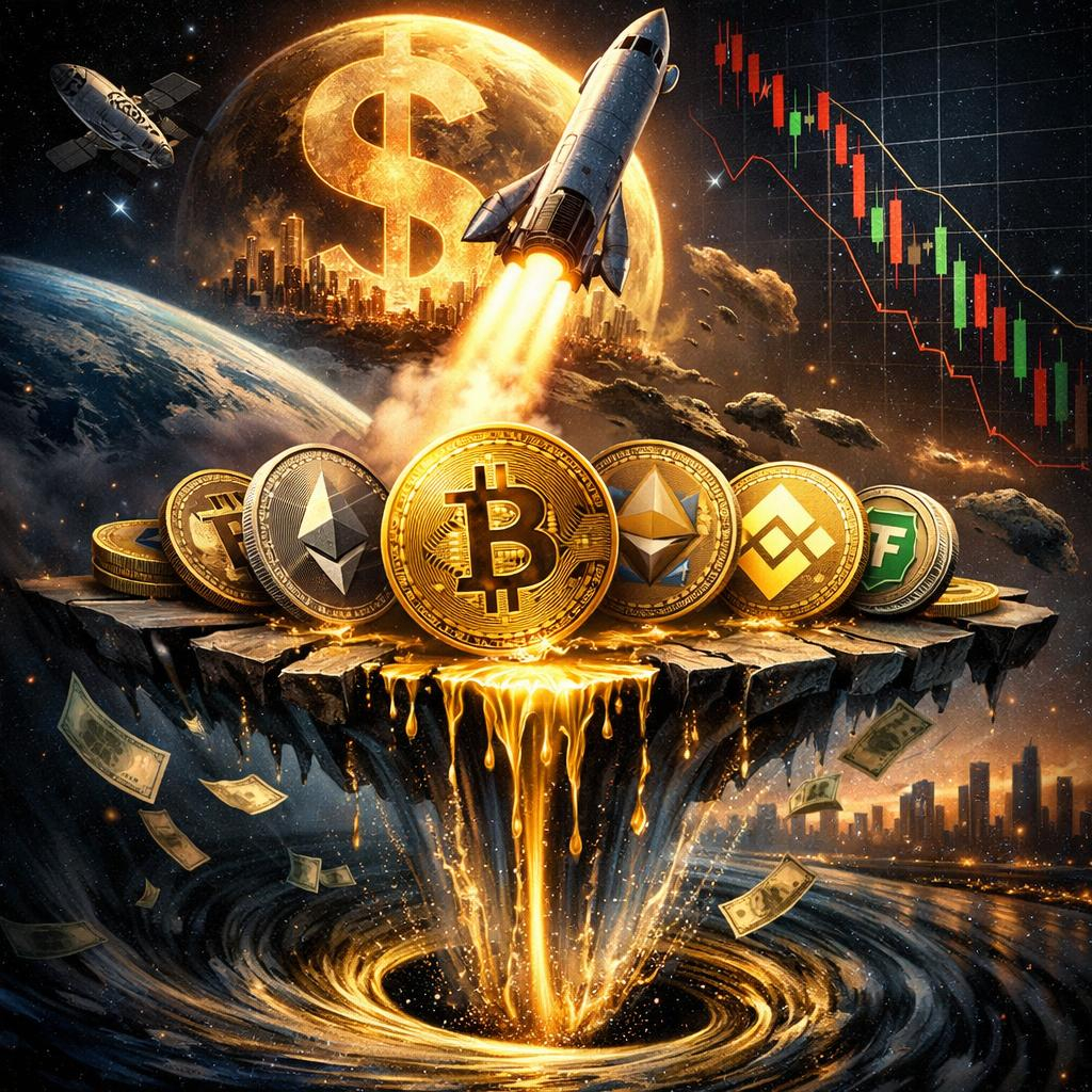 SpaceX's $75 Billion IPO Looms Over Bitcoin— Is A Liquidity Drain Coming?