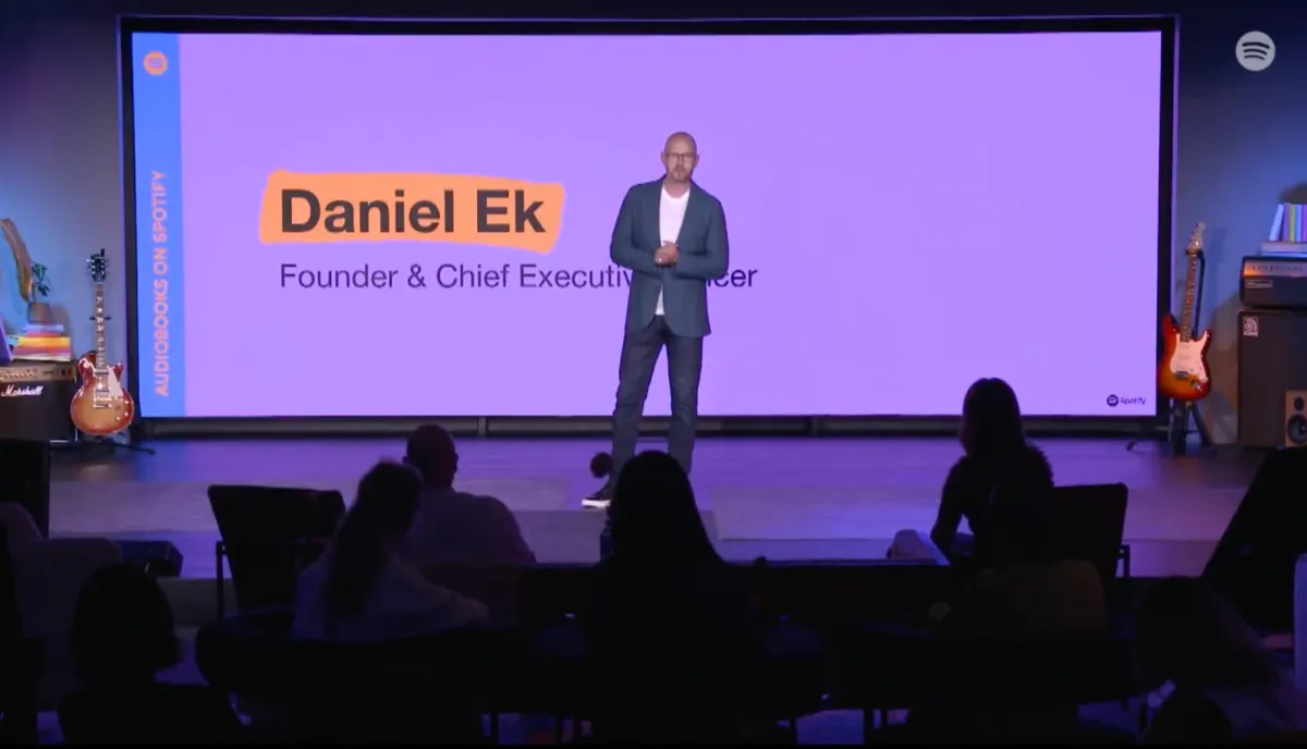 Spotify's founder and CEO Daniel Ek is stepping down