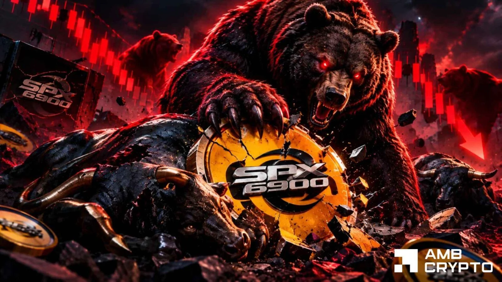 SPX6900 drops 10% – Can dip buyers stop SPX's fall to $0.41?