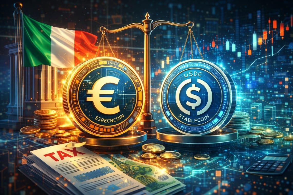 Stablecoins and Taxes in Italy: Why EURC and USDC Are Creating New Tax Paradoxes