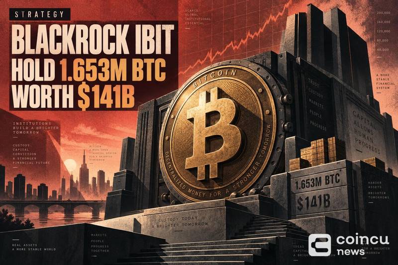 Strategy, BlackRock IBIT Hold 1.653M BTC Worth $141B