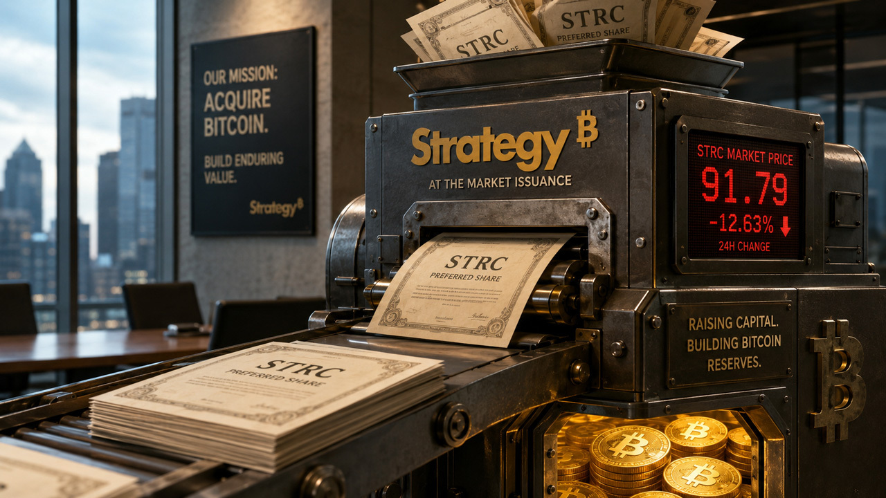 Strategy's $10 billion STRC Bitcoin yield product sinks to yearly low as market demands higher payout