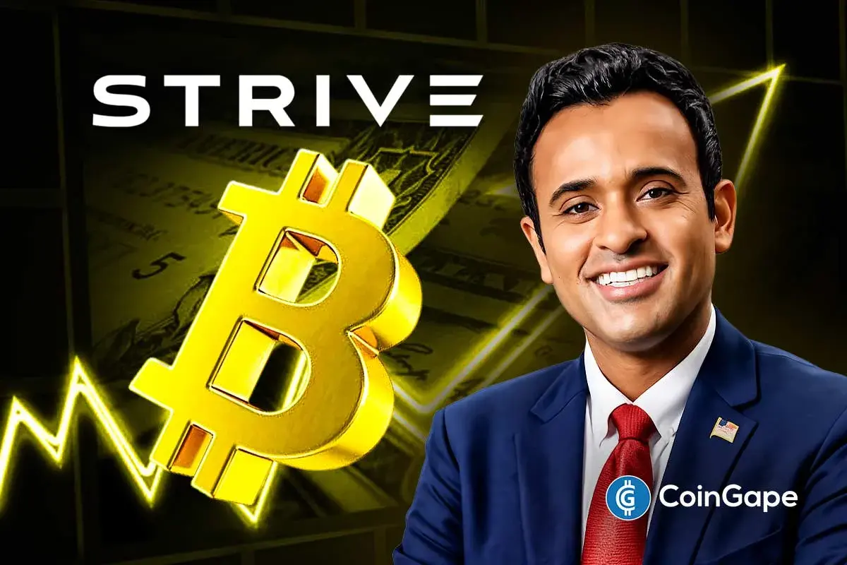 Strive Becomes 5th Largest Bitcoin Treasury After 1800 BTC Buy, ASST Stock Jumps 5%