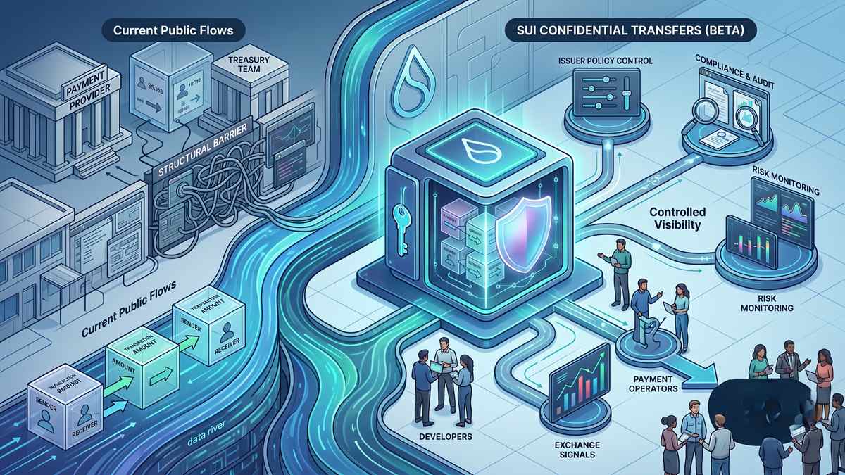 Sui Opens Public Beta For Confidential Transfers To Enable Private Onchain Payments