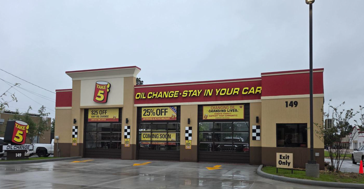 Take 5 Oil Change Debuts in Moss Bluff