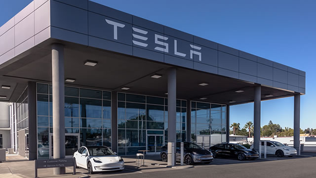 Tesla's sharpest stock drop in months puts it back in the red for the year