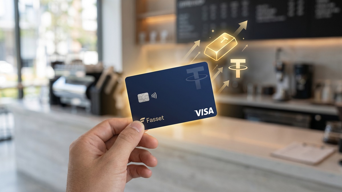 Tether and Fasset Launch Payment Card That Rewards Users in Digital Gold