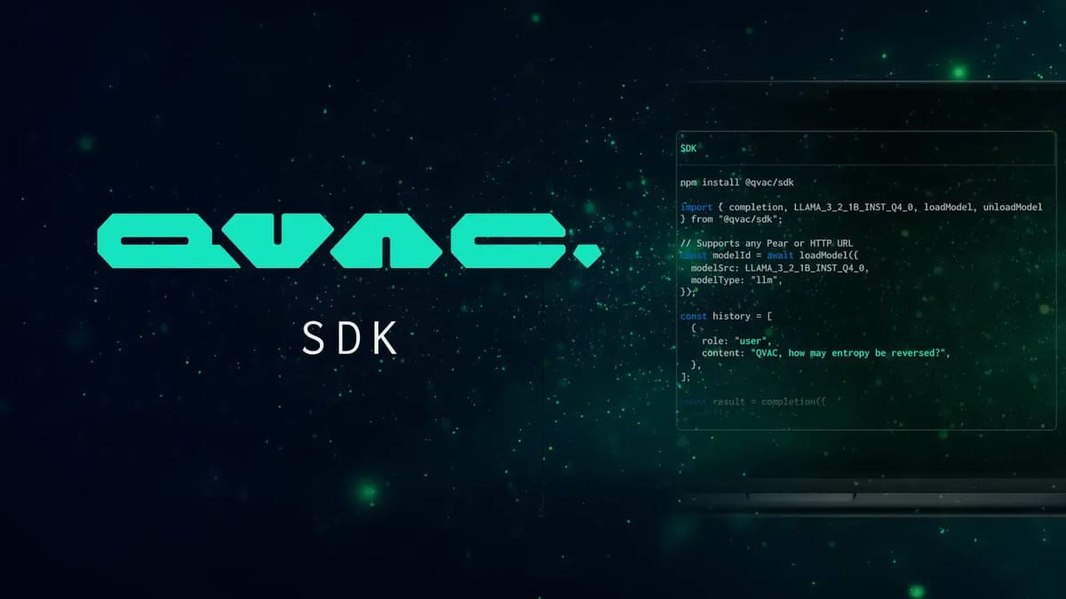 Tether Pushes Into AI With New QVAC SDK Update