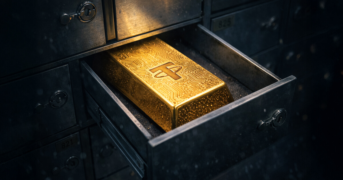 Tether quietly stacked 27 tons of gold, now it's wiring $150M to sell it to crypto users