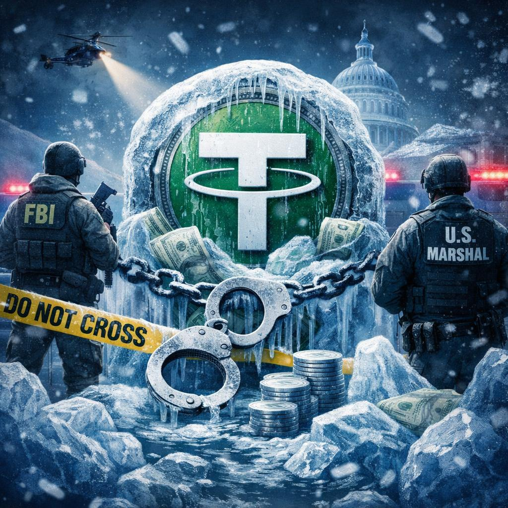 Tether's Mega-Freeze: $344M USDT Locked Down In Major Operation With US Authorities