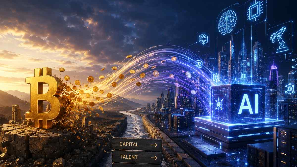The capital rotation from Bitcoin to AI is not a passing trend – it is a structural shift with lasting consequences
