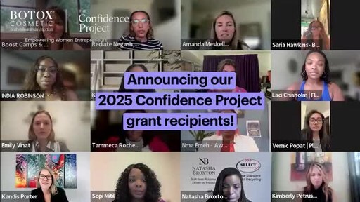 The Confidence Project by BOTOX® Cosmetic (onabotulinumtoxinA) Unveils This Year's Grant Recipients