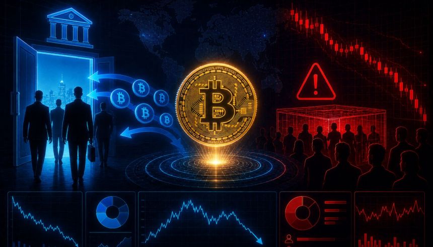 The Institutional Bitcoin Exit Is Real: Analyst Exposes Who's On The Wrong Side Of The Trade