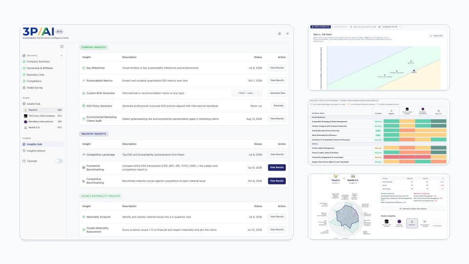 Third Partners Launches 3P/AI as Lean Sustainability Teams Face California’s Nov. 10 Deadline