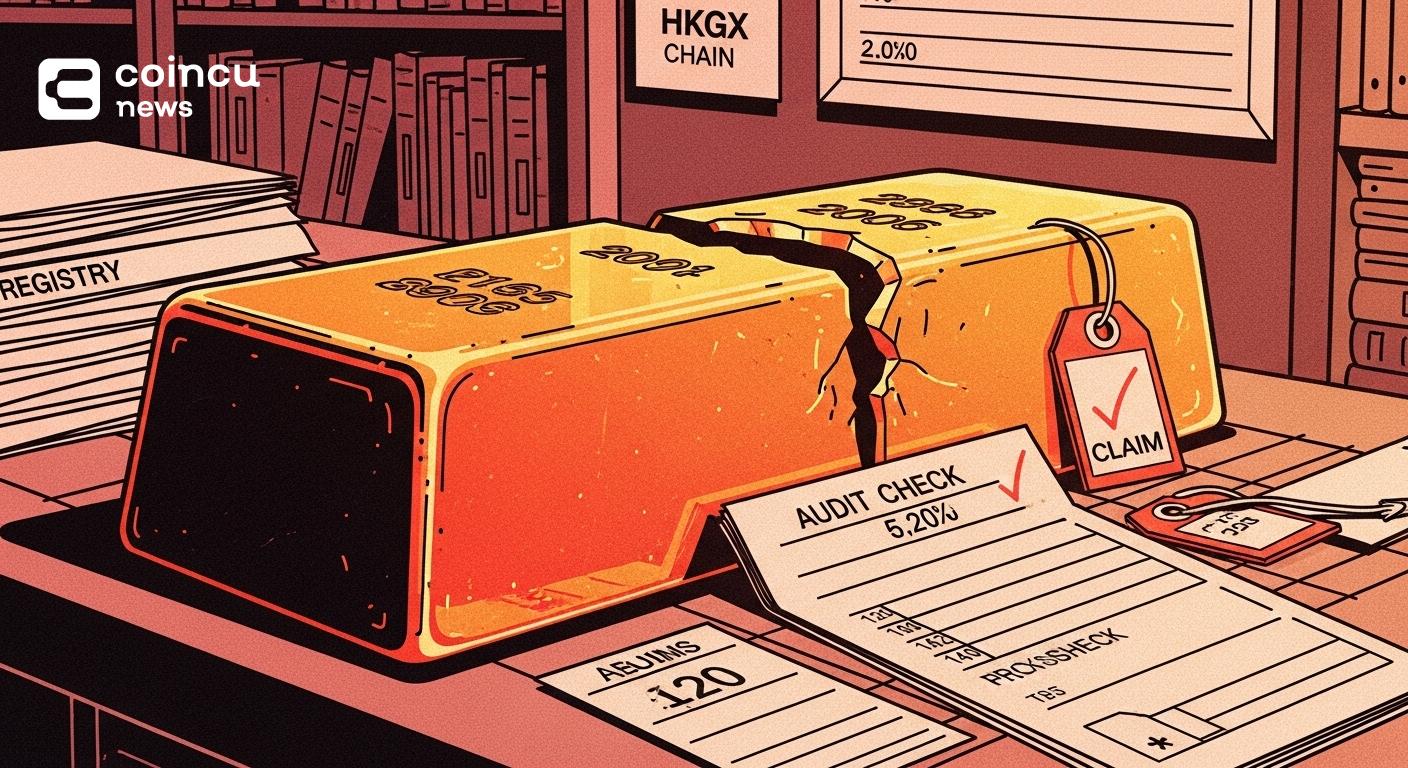 Tokenized gold advances as HKGX blockchain claim reviewed