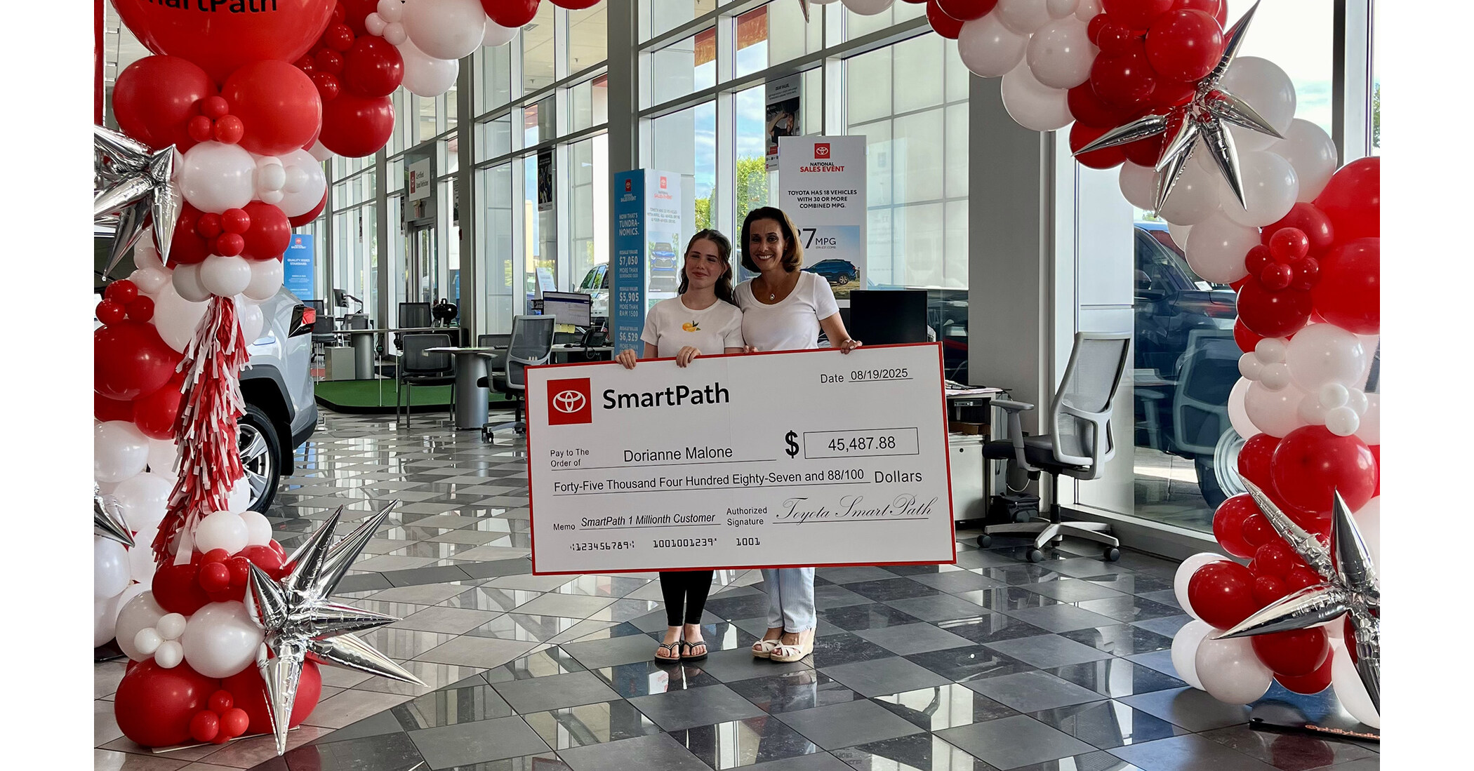 Toyota Surprises 1 Millionth SmartPath Customer With Free RAV4