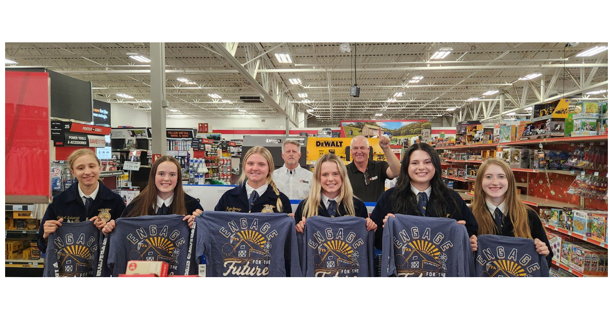 Article image for Tractor Supply Surprises 75 FFA Students With Funds