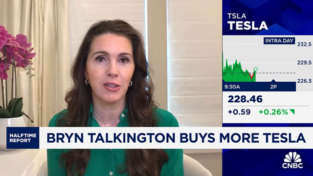 Trade Tracker: Bryn Talkington buys more Tesla