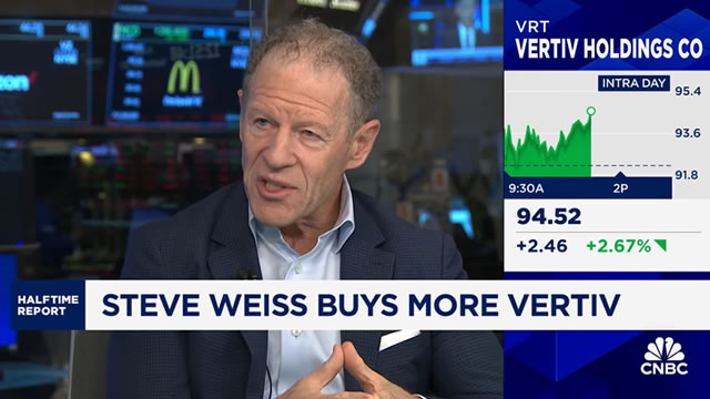 Trade Tracker: Steve Weiss buys more Vertiv