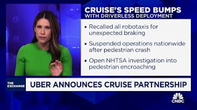 Uber announces partnership with Cruise to offer driverless rides