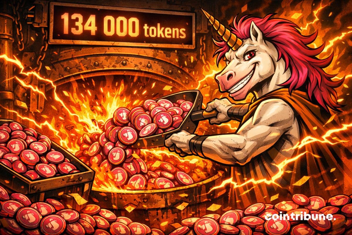 Uniswap burns 134,000 UNI tokens in one day, a record