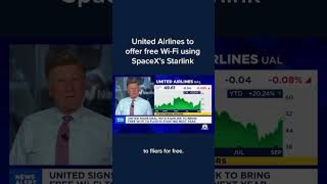 United Airlines to offer free Wi-Fi using SpaceX's Starlink