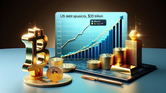 US debt surpasses $35 trillion as calls to back the USD with Bitcoin and gold intensify