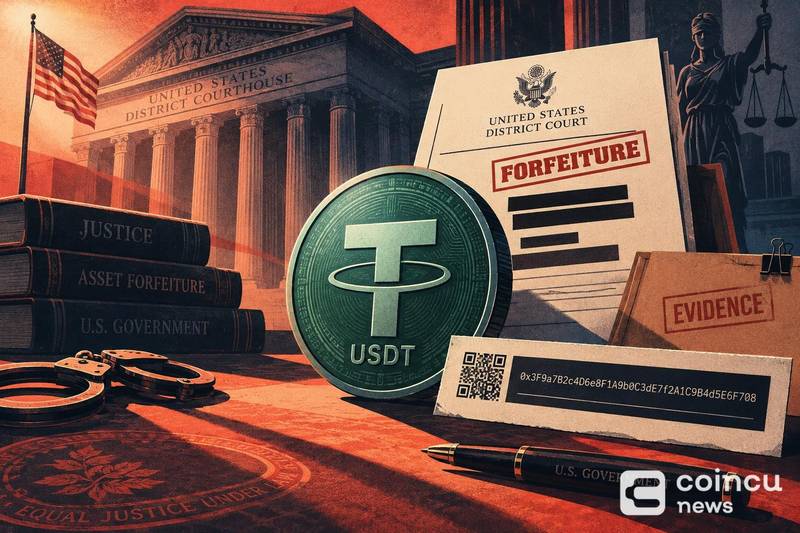 U.S. Files Forfeiture Case Over USDT at Identified Crypto Address