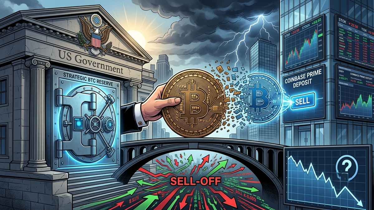 US Government Moves $8.8M in Bitcoin to Coinbase—Is a Massive BTC Sell-Off Coming?