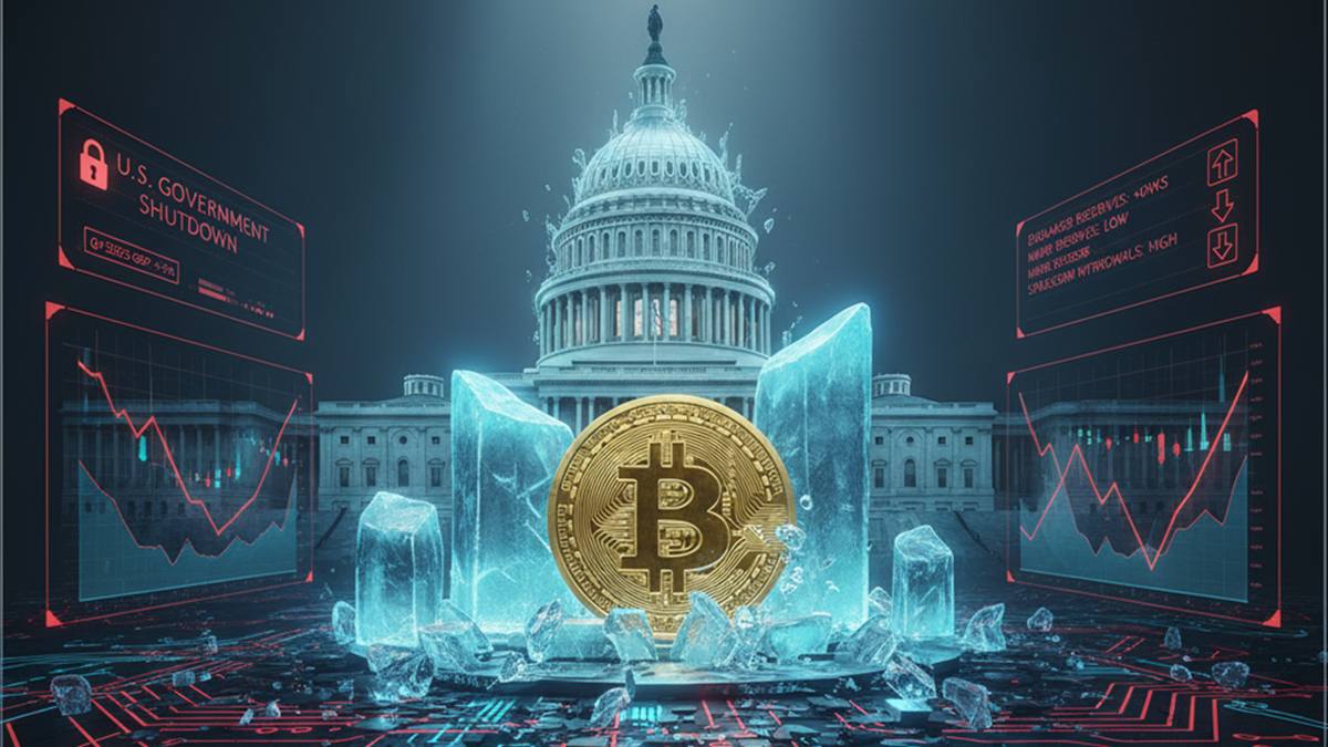 Article image for U.S. government shutdown disrupts liquidity flows placing Bitcoin under pressure