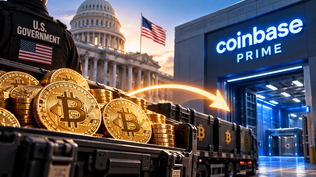 US Government Transfers $770M in Seized Bitcoin to Coinbase Prime