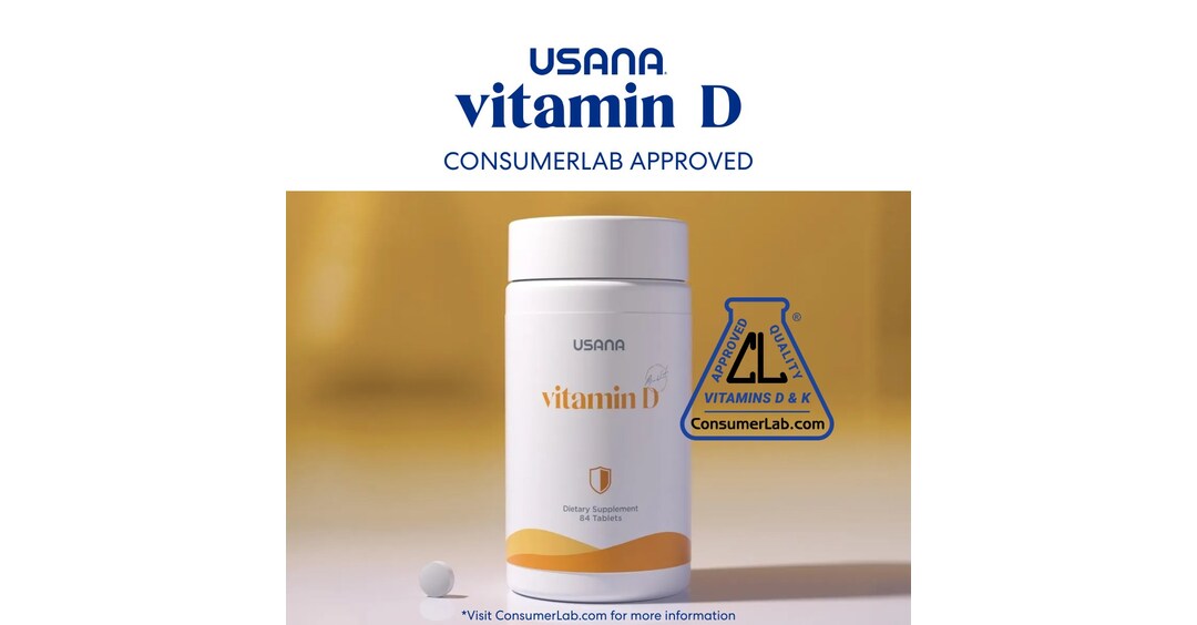USANA's Vitamin D Supplement Shines Bright with ConsumerLab.com Seal of Approval--Setting the Standard for Product Quality