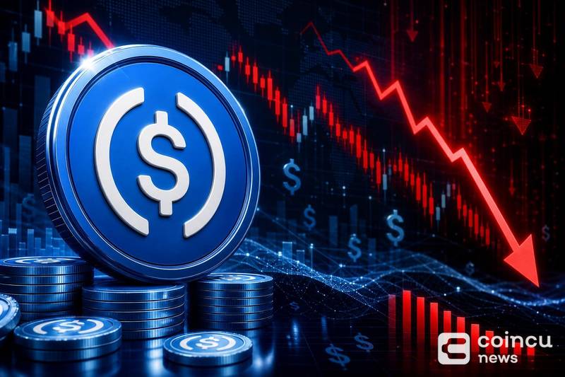USDC Circulation Fell by $1.7B in 7 Days: What It Means
