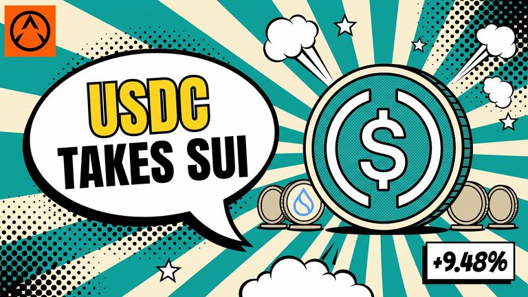 USDC on Sui Up 9.5% in 7 Days While USDsui and USDT Fall