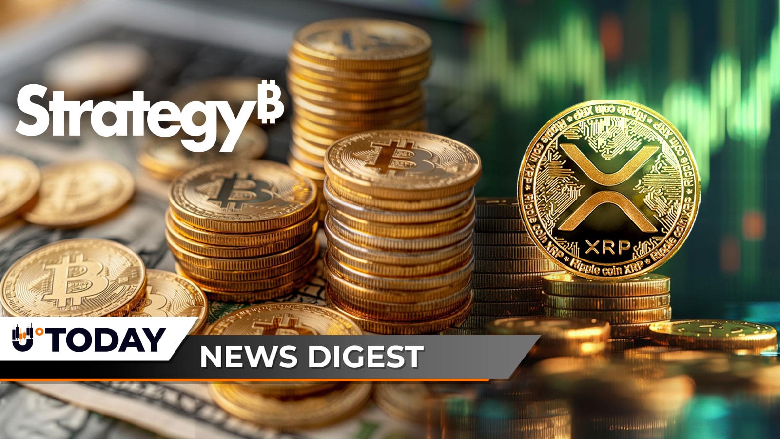 U.Today Crypto Digest: Strategy (MSTR) Buying Bitcoin Again, Bitmine Adds $108 Million Worth of Ethereum, XRP Price Flashes Major Warning