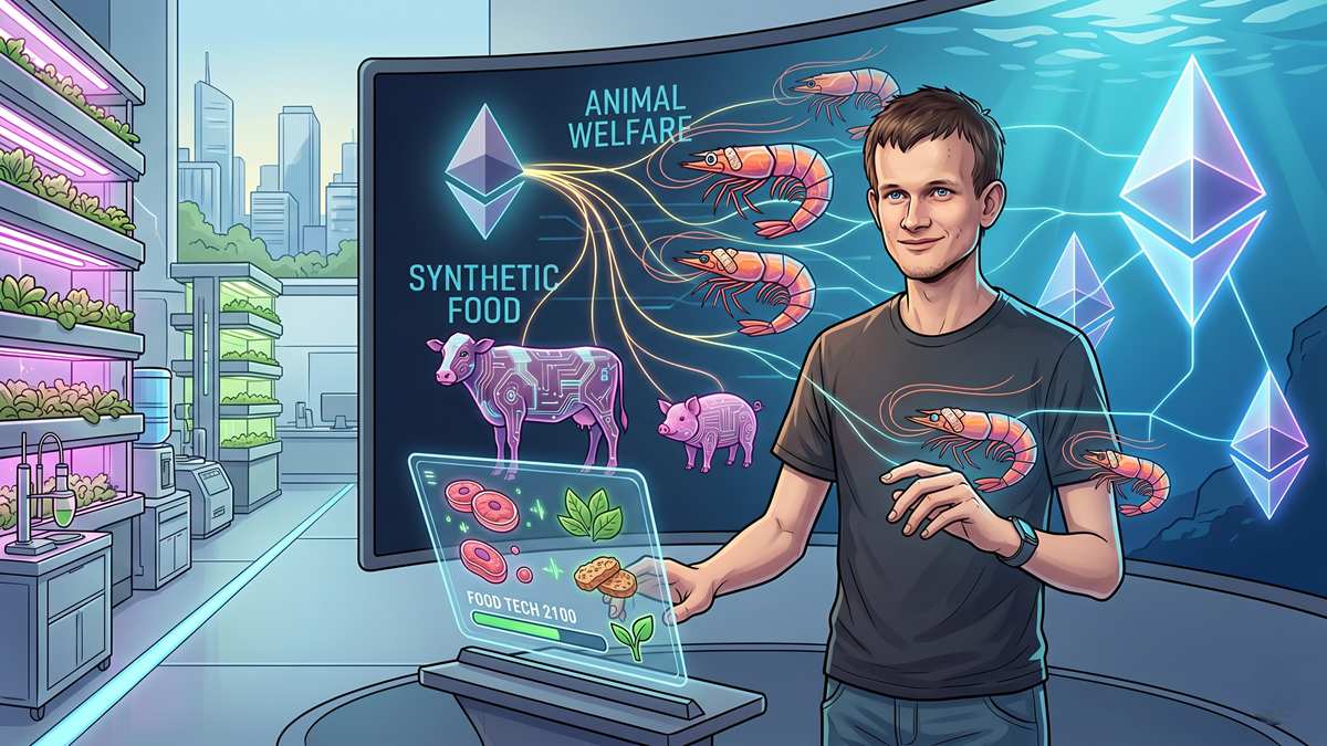 Vitalik's 64 ETH Donation Puts Shrimp Welfare in the Spotlight