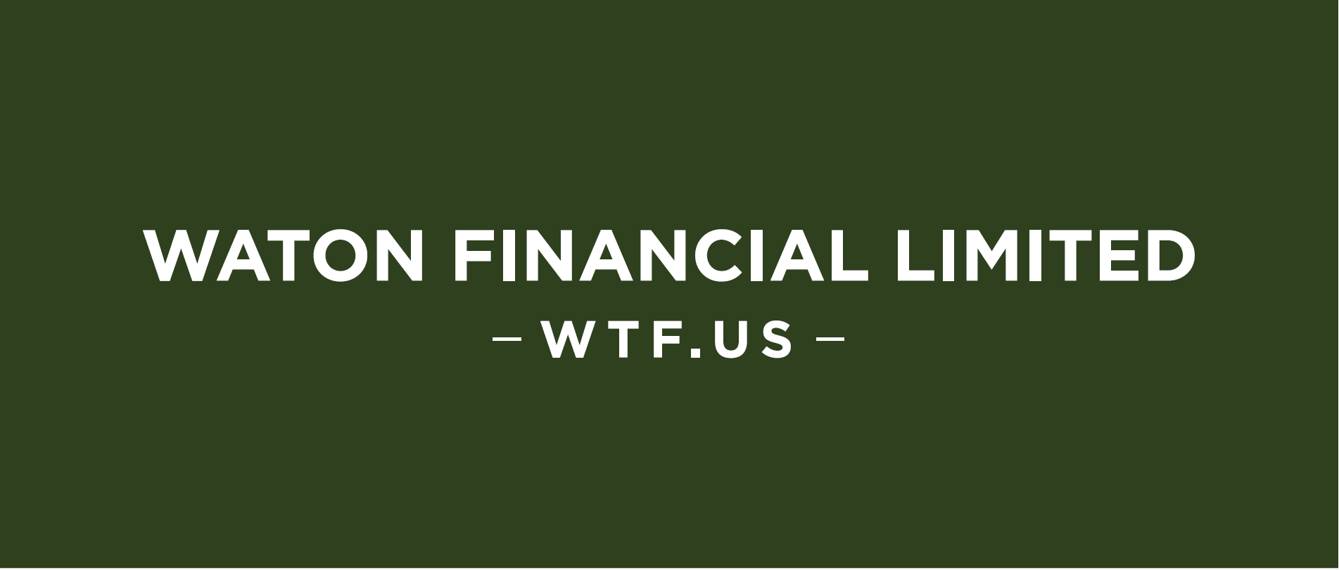 Waton Financial Limited Launches a Revamped Corporate Website Emphasizing its Commitment to AI Investment and Financial Technology Integration