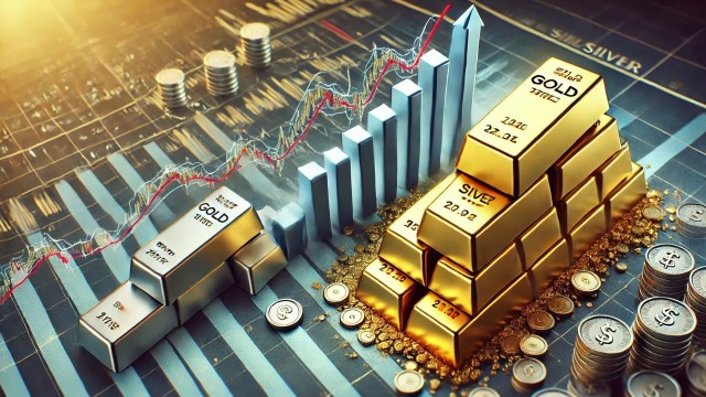 What's keeping silver down while gold hold above $2,400?